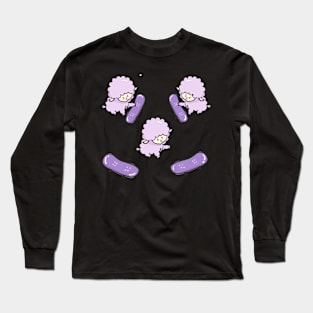 Skateboarding Sheep Long Sleeve T-Shirt